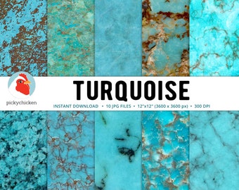 Turquoise Digital Paper