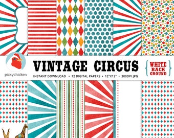 Circus Digital Paper